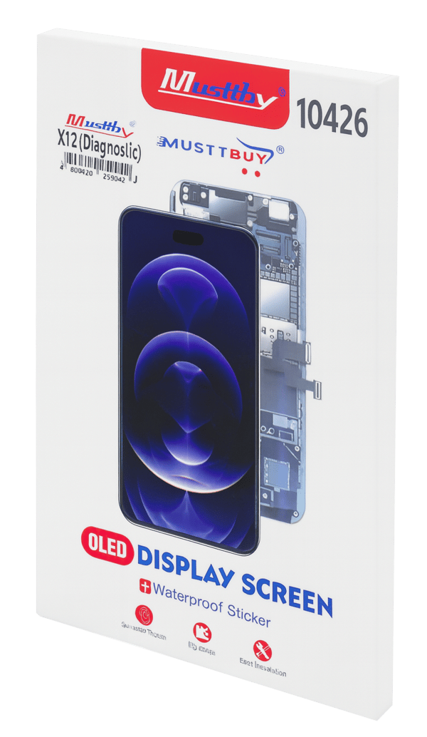 Programmerbar mjuk OLED-display som original för Apple iPhone 12 och 12 Pro