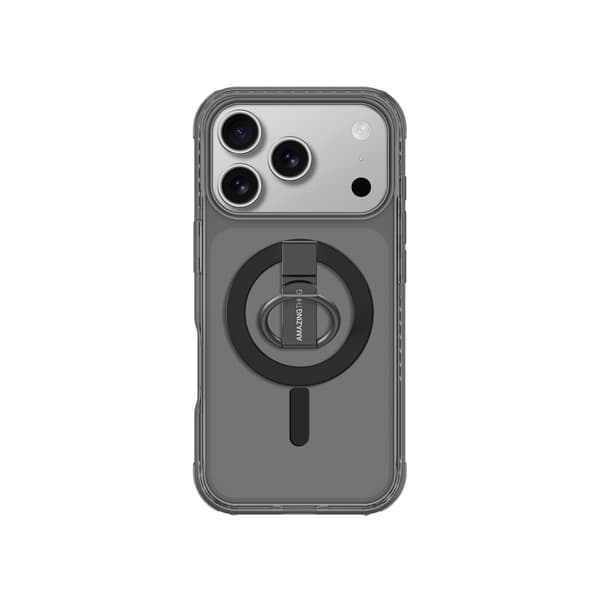iPhone 17 Pro Titan Pro Grip Ring Sæt MagSafe-etui - Sort