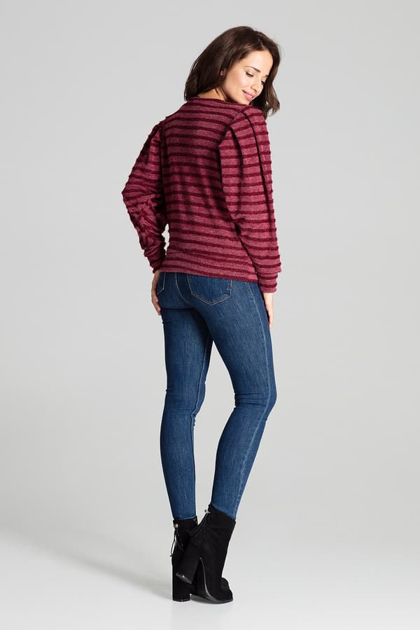 Bluse L069 Bordeaux S/M