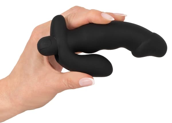 ANOS Silikone Prostata Vibrator 14 CM Sort