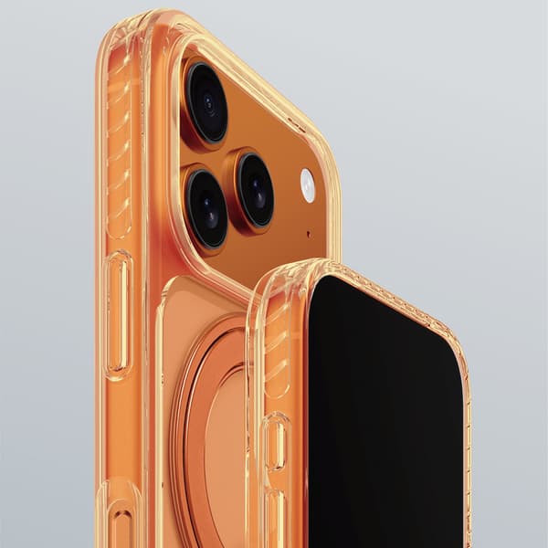 iPhone 17 Pro Titan Pro Spin MagSafe-skal – Orange