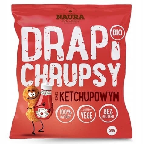 Trapi chips Bio Naura ketchupchips 50g