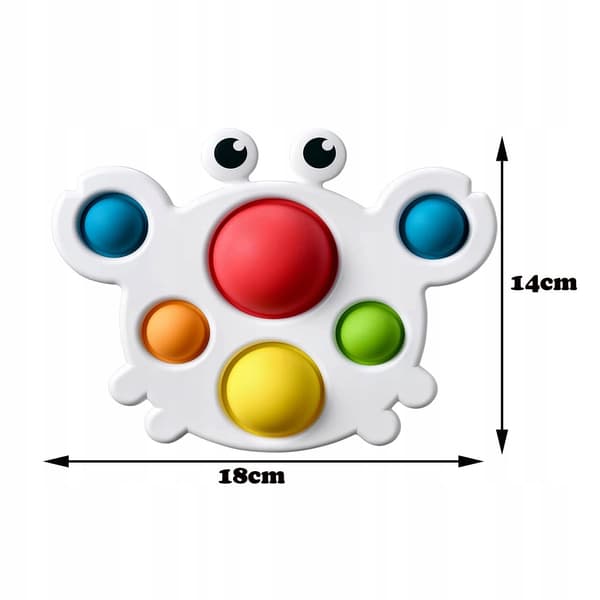POP IT Sensory Rapu -opetuslelu taaperoille