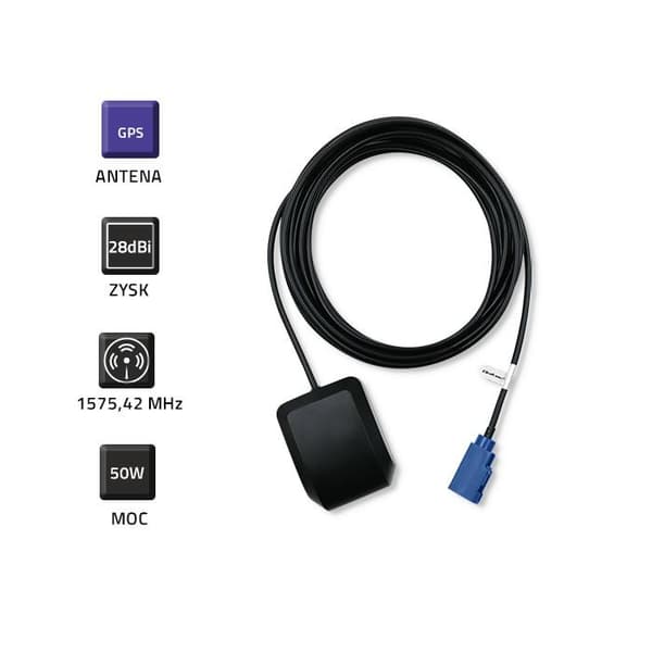 Qoltec 28dBi GPS-antenn | Extern