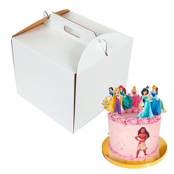 Kaklåda 34×34×25 cm Vit Brand4Cake
