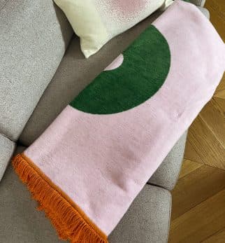 Bomuld Tæppe EXCLAMATION Pink Point