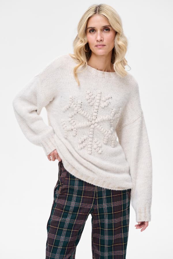 Dametrøje Per Lys Beige 40/42