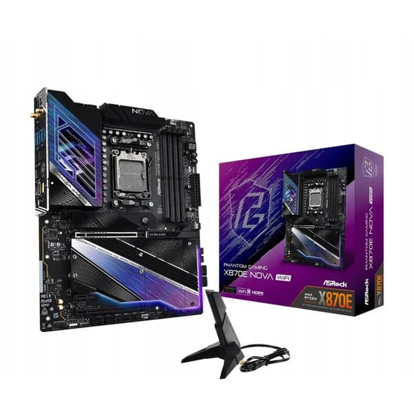 ASRock X870E Nova WiFi bundkort