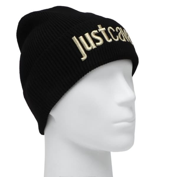 JUST CAVALLI Herrehat SORT / GULD