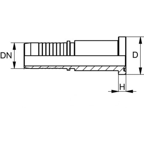 SFS DN16 31,7 1/2" 6000 PSI 4SP-spets