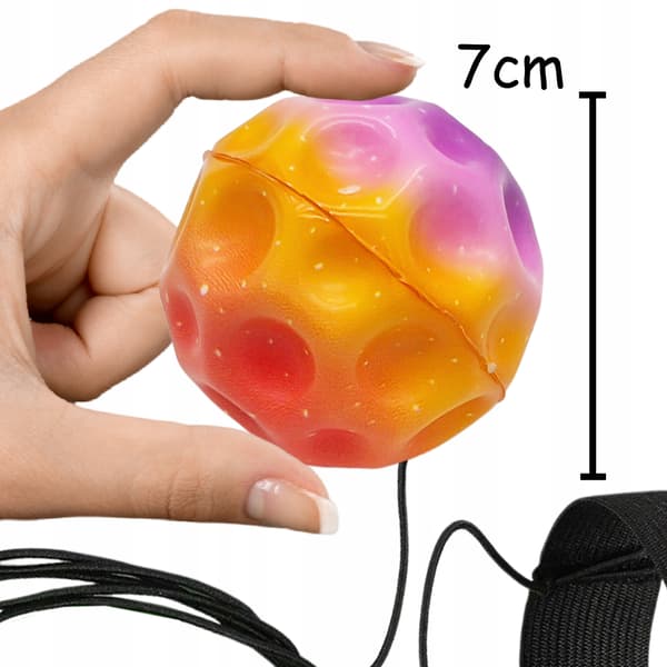 Galaxy Ball gummiband meteor rumøvningsmessingkugle