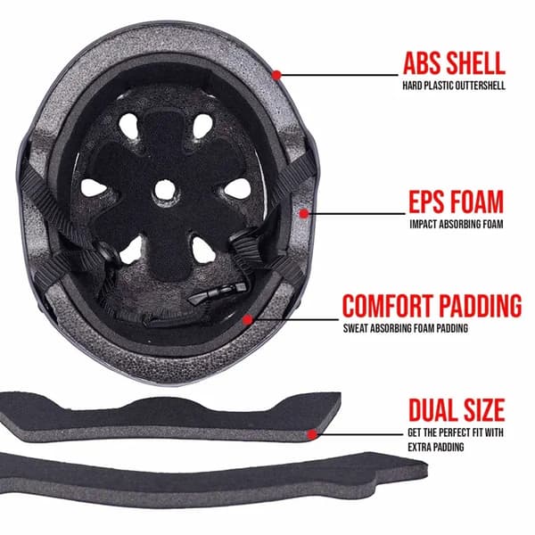 CORE Basic kask skate | Vit XS/S