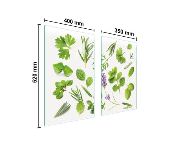 LASINEN SUOJALEVY LIEDELLE 75X52 KASVIT
