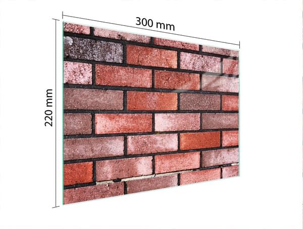 GLASSKÆREBRÆT 30x22 MURSTEN