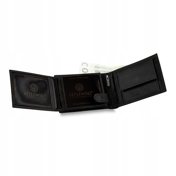 BPM-BB-61 BLACK MATTHEW Herrplånbok +CERTIFIKAT