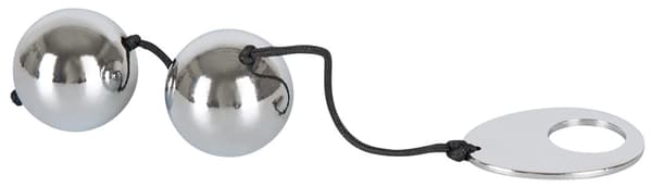 Bad Kitty Metall Geishabollar Dubbel Silver