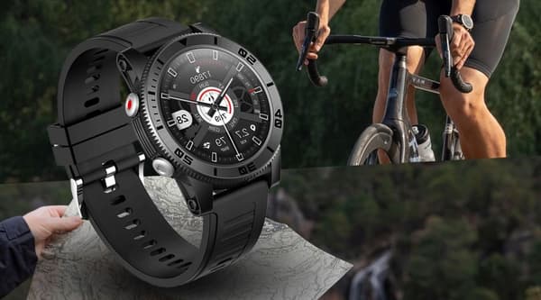 Bemi VOYAGER GPS Smartwatch Sort