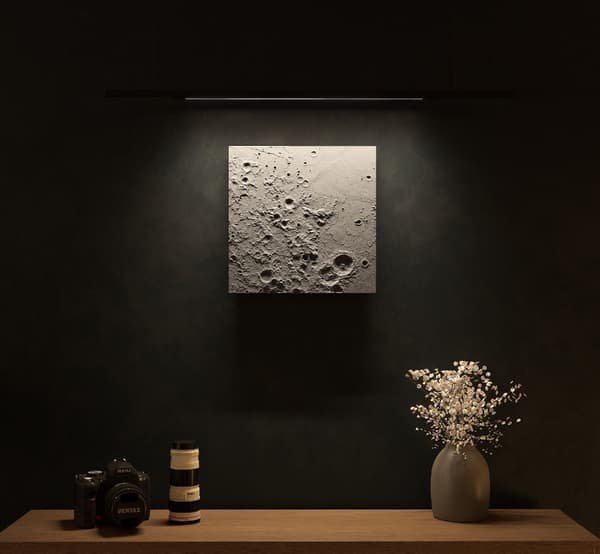 Rymdtallrik: Apollo 11 - 20x20 cm