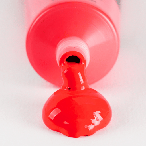 Scarlet Artistic akrylfärg 120ml röd målningstub