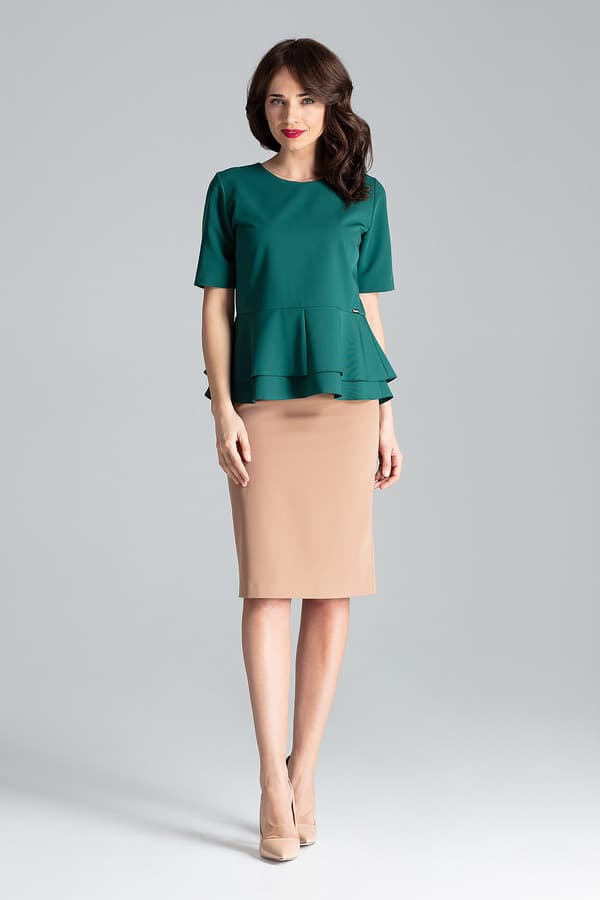 Bluse L026 Grøn M