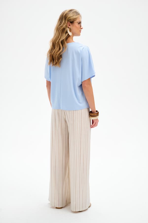 Binni Damebluse Lyseblå 44/46
