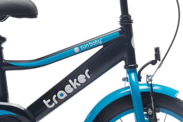 Drengecykel 14 tommer Tracker cykel neonblå
