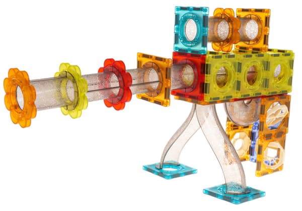 Magnetiske blokke kugle lysende sæt 176 dele.