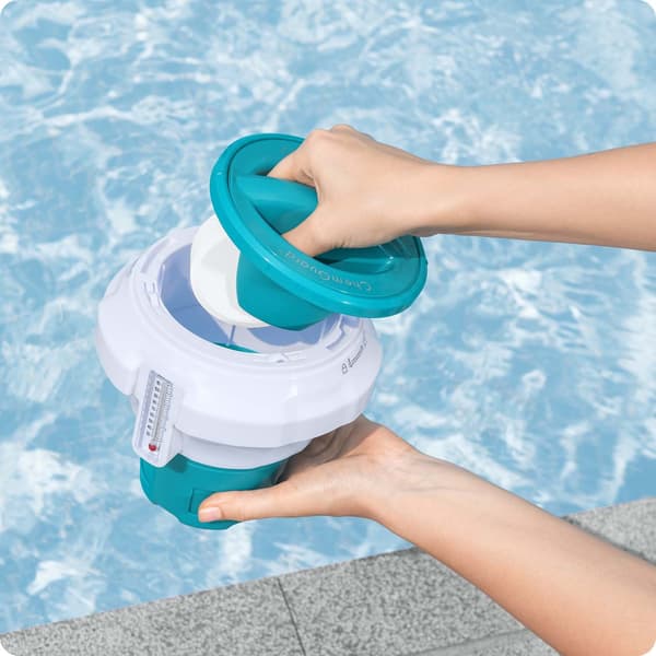 Stor poolflyder, Bestway 58701 kemikaliedispenser til pool