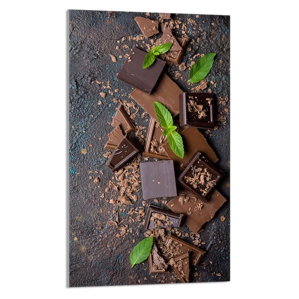 GLAS SKÆREBRÆT 30x52 Chokolade