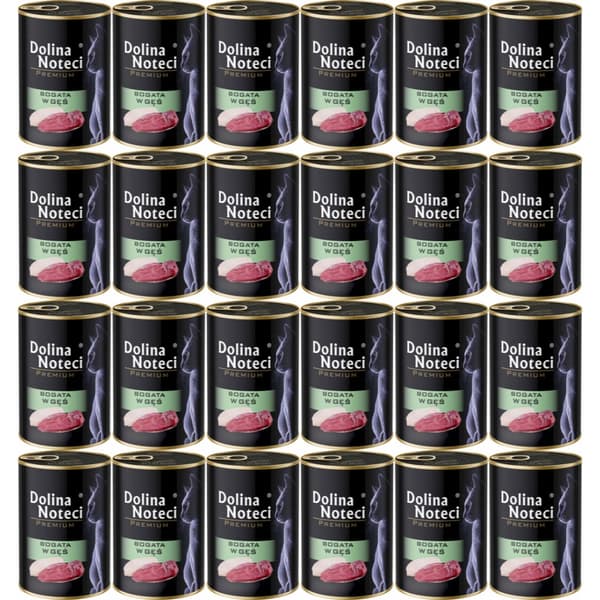 DOLINA NOTECI Premium Rich in Goose - våtfoder för katter - 24x400g