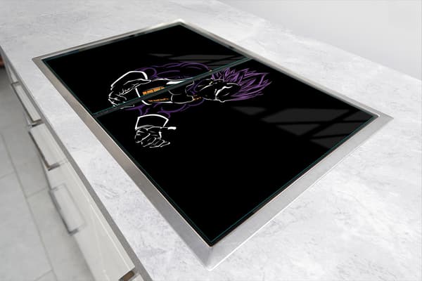 90x52 ANIME GLAS SKYDDSPLATT FÖR SPIS