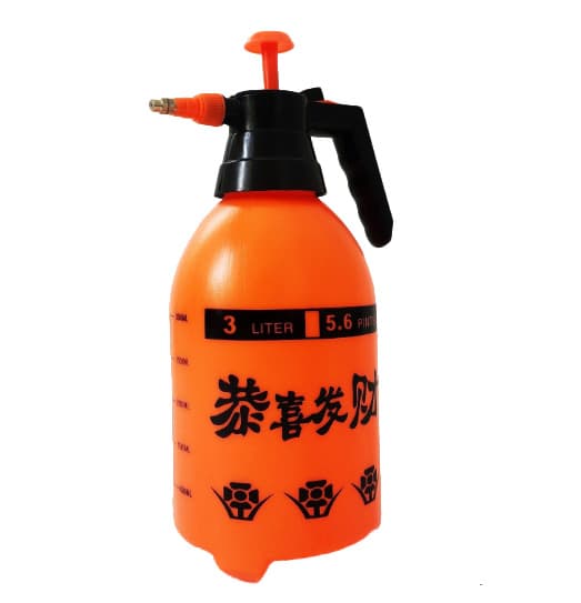3L orange plastiksprøjte