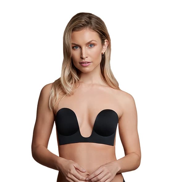 Bye Bra Seamless UStyle BH med vinger, skål B sort