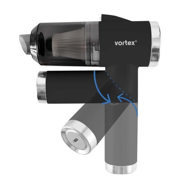 Vortex CRC90 sort ledningsfri håndholdt støvsuger