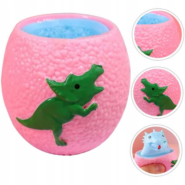 DINOSAURÆG SQUISHY anti-stress SQUEZABLE afslapning SENSORISK