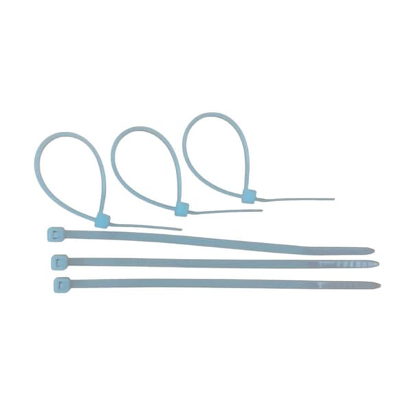 Buntbandstejp 2,5x100mm - 100st vit
