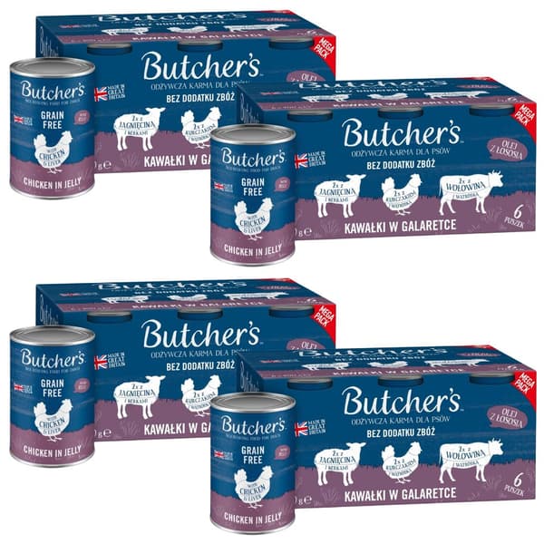 Butcher's Original Mega-pakke vådfoder til hunde 24 x 400 g