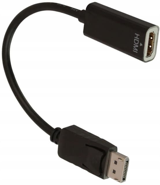 DisplayPort til HDMI-konverter LINDY Sort