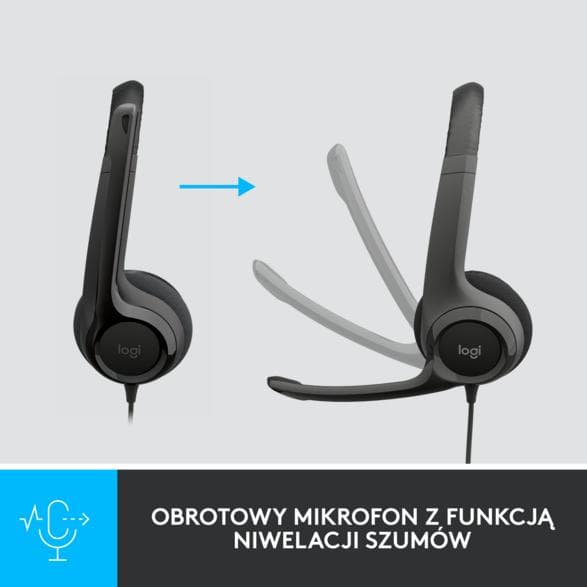 LOGITECH Stereo Headset H390 — trådbundet USB-headset