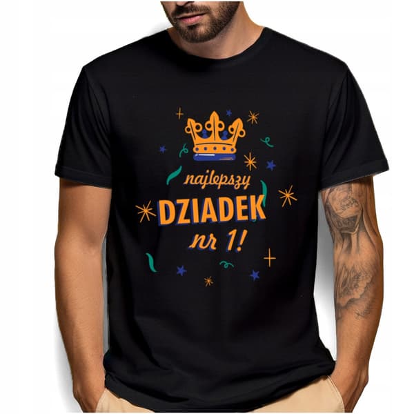 BEDSTEFAR GAVE T-SHIRT TIL BEDSTEFAR I SUPER KVALITETSBOMULD