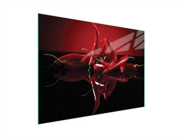 SKÄRBRÄDA I GLAS 40x30 CHILI