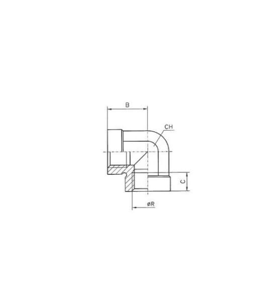 Albuemuffe GW/GW 3/4" BSP 210 bar