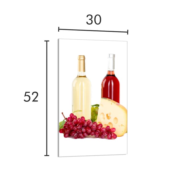 GLAS SKÆREBRÆT 30x52 Vin