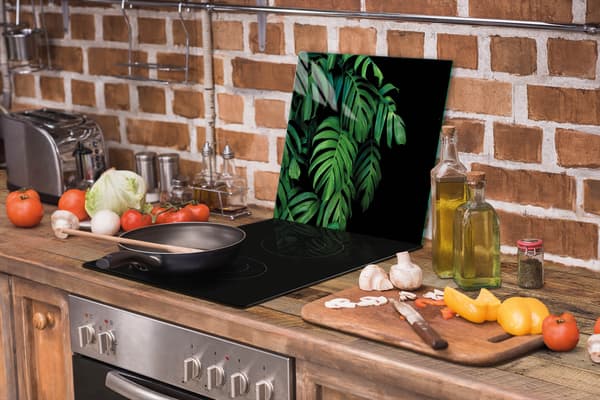 SKÄRBRÄDA I GLAS 52x40 MONSTERA