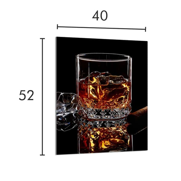 GLAS SKÆREBRÆT 40x52 Whisky