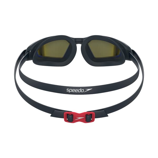 Speedo Hydropulse Mirror ONE SIZE MARINBLÅ/OXIDGRÅ/PHOENIX RÖD/GULD Simglasögon