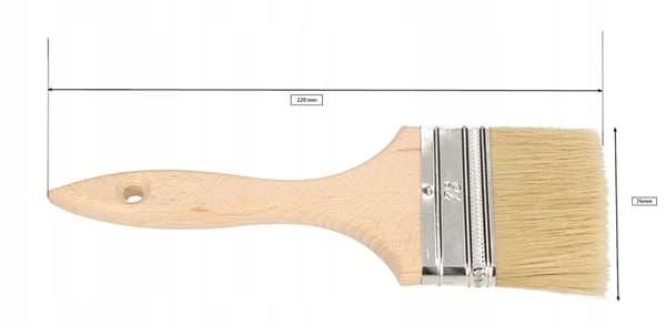 Engelsk pensel 76mm - 5 stk.