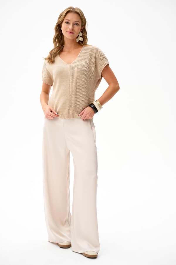Niga Lys Beige Damebluse 44/46