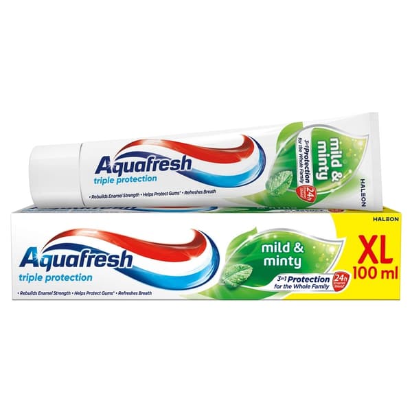 AQUAFRESH Mild & Mintig tandkräm 100 ml