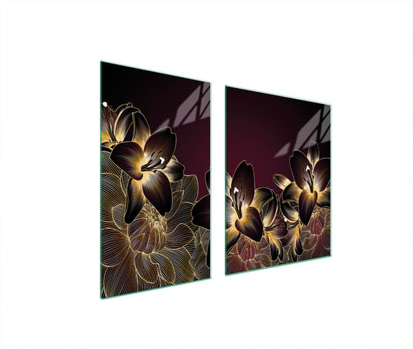 GLASTALLA OCH SKÄRBRÄDA 100x52 ORCHID
